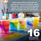 Custom Shop Paint Mixing Cups  112 Piece Set  Cups - Box Of 100   12 Lids