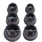 Heavy Rubber Cane Tips Walking Stick Hiking Staff Chair Leg Tip Wholesale I d