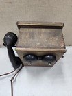 Antique Bell System Western Electric Telephone Oak Box 533a Hand Crank Untested