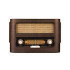 Fuse Vint Real Wood Exterior Vintage Retro Bluetooth Radio W  Wireless Charging