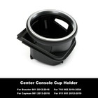 Black Car Center Cup Holder Upgrade Trim For Porsche 718 982  911 991 Cayman 981