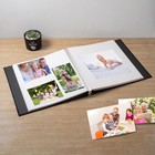 Large Photo Album Self-adhesive Scrapbook 40 Pages Magnetic Linen Cover For 4  6 