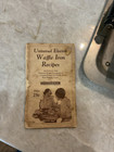 Antique Waffle Iron Patented 1916  With Manual   Universal Landers Frary   Clark