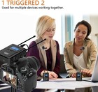 Comica Cvm-wm200 a  Uhf Wireless Lavalier Microphone System Mic For Dslr Camera