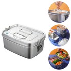  Stainless Steel Lunch Box Work Student Japanese Bento Food Container