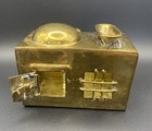 Mid 19th Century Brass Tzedakah Or Pushka Box