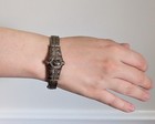 Antique Rajasthani Silver Repouss   Woven Traditional Anklet Or Bracelet 8 In 