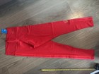 Adidas Women Originals 3d Trefoil Scarlet Red Tight Legging Pants Gd2240 Small