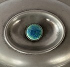 William Hutton   Sons Ruskin Jewels English Arts   Crafts Pewter Muffin Dish