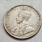 1919 British India George V One Rupee Silver  917 Km 524 George V King Emperor