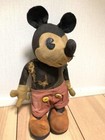 1930s Antique Knickerbocker Disney Mickey Mouse Plush Doll Figurine 15 Inch High