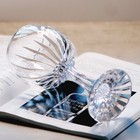 Clear 11 2oz Handmade Vintage Collection Goblet Hand Cut To Clear Crystal Glass