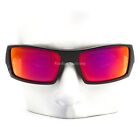 Oakley Gascan Sunglasses Oo9014-4460 Polished Black Prizm Ruby Mirror W pouch 