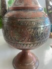 Large Antique Original Brass Middle Eastern Ewer Indian Turkey Persian Pitcher