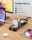Dewenwils 10-outlet Surge Protector Power Strip With 4 Usb Ports  15 Ft 2480j