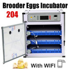 204 Egg Incubator Fully Automatic Turning Digital Brooder Wifi For Farm Home Use