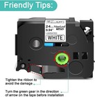 Tz-251 Black On White Label Tape For Brother P-touch Pt-1910 0 94  Tze-251 1-100