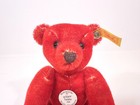 Historic Steiff Miniatures Teddy Rot 1908 Mohair Bear Vintage 029226 Vg W Tags