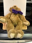 The Vermont Teddy Bear Company Brown Jointed 16    Plush Bear Usa Bow Tie