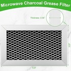 2x Microwave Charcoal Grease Filter For Whirlpool  Maytag  Amana 5-1 4    X 3-1 4   