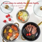 12 Piece Cookware Set Nonstick Pots And Pans Home Kitchen Cooking Non Stick  Red