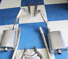 New 1965-1970 Mustang Dual Exhaust System Full Kit Standard H-pipe 2  289 302 V8