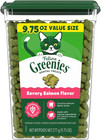 Feline Greenies Adult Dental Cat Treats Salmon Flavor 9 75 Oz  Tub