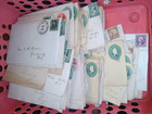 Us Postal History Lot Covers   Letters 1840s-1900 Pre Stamp Fancy Cancel   Rares