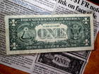 1988  1 Federal Reserve Note Insufficient Inking Error See Newspaper Report Df3