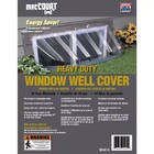 44-1 4 In  X 12 In  Rectangular Plastic Heavy Duty Window Well Cover