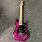 Donner Dst-95 Electric Guitar With Amp And Accessories Full-size Violet Purple