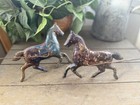 Antique 1910 Converse Tin Litho Horses