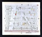 1929 Brooklyn Map Flatlands Utica Avenues I To M 51-55th Street New York City