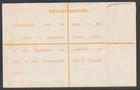 1913 Kangaroo 4d Orange Registered Post Envelope Acsc Re 1 Superb   Very Rare 