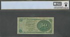 50c 1869-75 4th Issue Pcgs Vf 25 Edwin M  Stanton Fractional Currency 