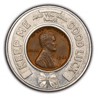 Encased 1948 Lincoln Cent Good Luck - Westchester County Savings Assoc - Z3332