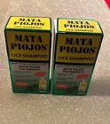 2 Lice Treatment Shampoo 2 Oz With Lice Removal Comb -mata Piojos Shampoo