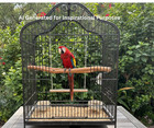 Bird Parrot Cage Large  Perch Manzanita Wood Branch 24  Length  1  - 1 5  Diam 