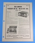 Vintage 1958 Westinghouse Model 6pt4 Transistor Radio Service Manual Rs-364