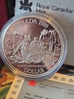 1989 Canada Proof Silver  1 Mackenzie Expeudition  river That Swallowed The Map 