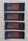1600 Brand New American Flag Made In Usa Clothing Labels  Woven 1  X 2 5  Black