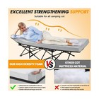 Cymula Camping Cot Mattress 2in Memory Foam Sleeping Pad soft Warm Non-slip C   