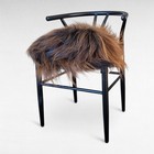 Genuine Icelandic Sheepskin Rug Xl Natural Rusty Brown Moorit 57  X 34 
