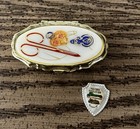 Vintage Mini Metal Gold Tone Travel Sewing Kit South Dakota