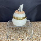 Lenox Occasions Halloween Hinged Trinket Box Ghost Cat Pumpkin Rare Mint No Box