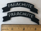 Vintage Parachute Scroll Tab Unuform Patch Paratrooper