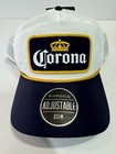 Corona Beer Hat Cap Mens White Corona Patch Adjustable Snapback  new 