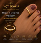 Women s 925 Silver Metal Big Toe Adjustable Toe Ring 14k Yellow Gold Plated