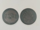 1790 s English Anti-slavery Hard Times Token Am I Not A Man And A Brother W edge