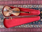 Antique Violin 3 4 Made In Nippon Japan W  Bow And Case - Needs Repair